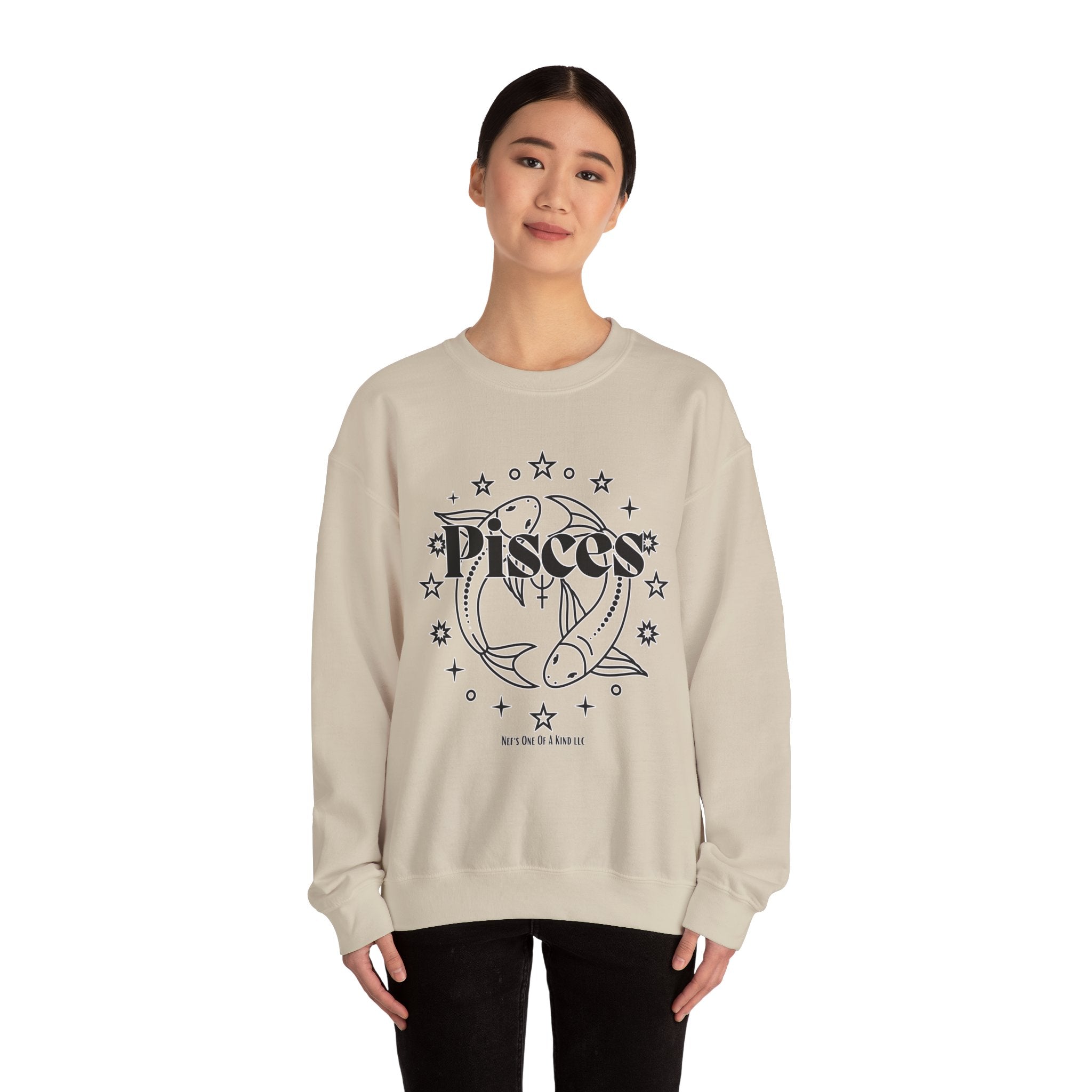 Pisces Unisex Casual Crewneck Sweatshirt